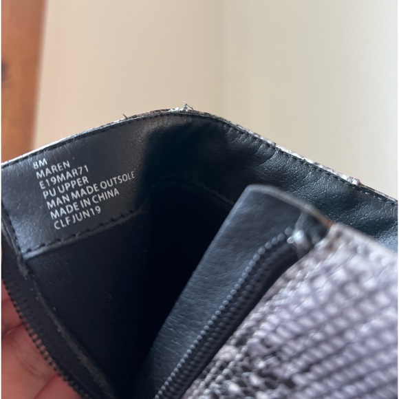 esprit women ankle animal print boots size 8M - Picture 3 of 8